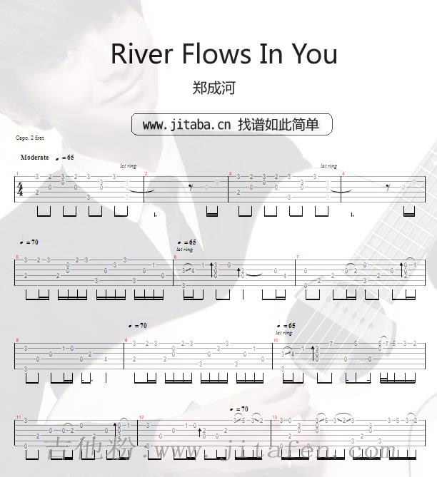 River Flows In You 吉他谱_郑成河指弹(GTP) 吉他谱