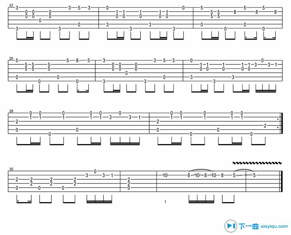 老鹰之歌吉他谱_老鹰之歌吉他六线谱 吉他谱