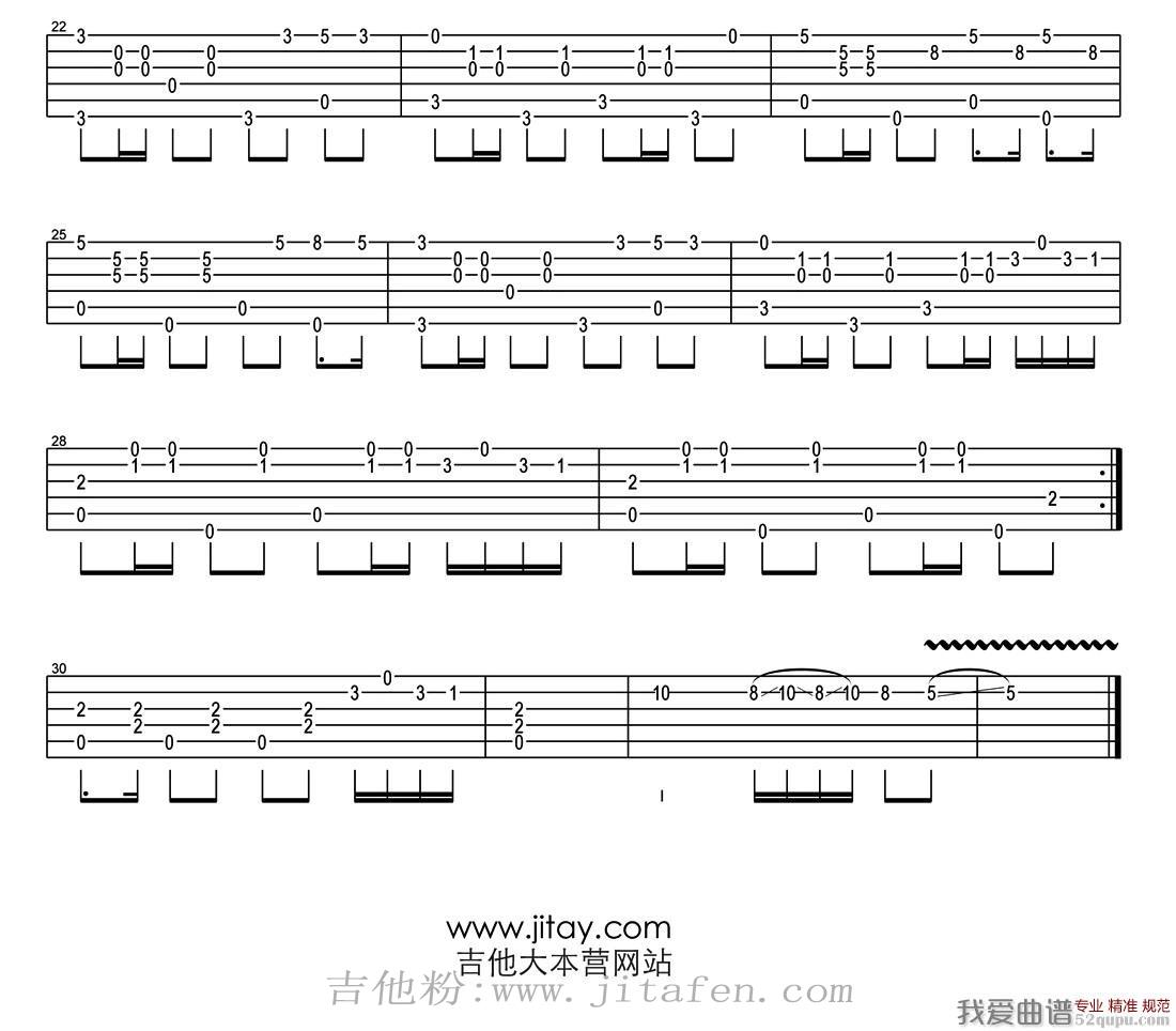 老鹰之歌（吉他独奏） 吉他谱