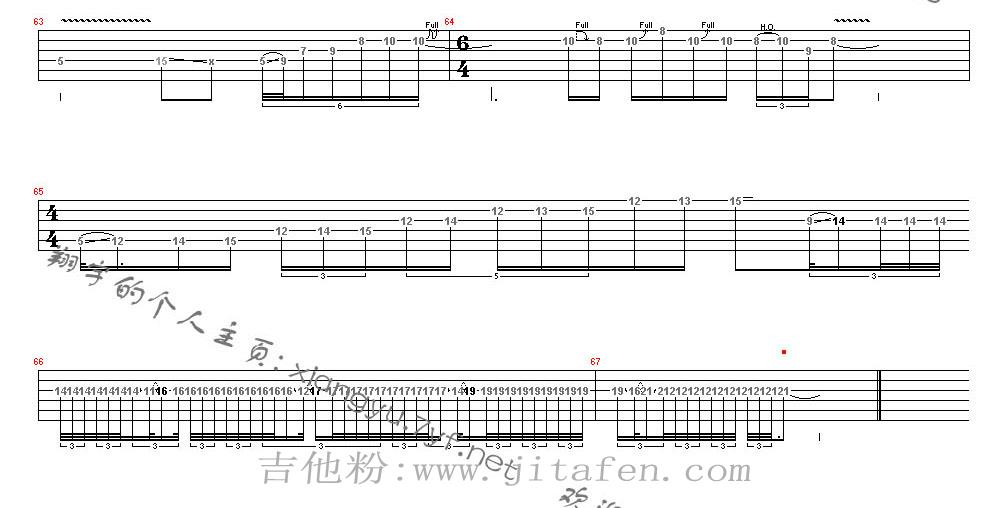 爱情故事-电吉他版 吉他谱