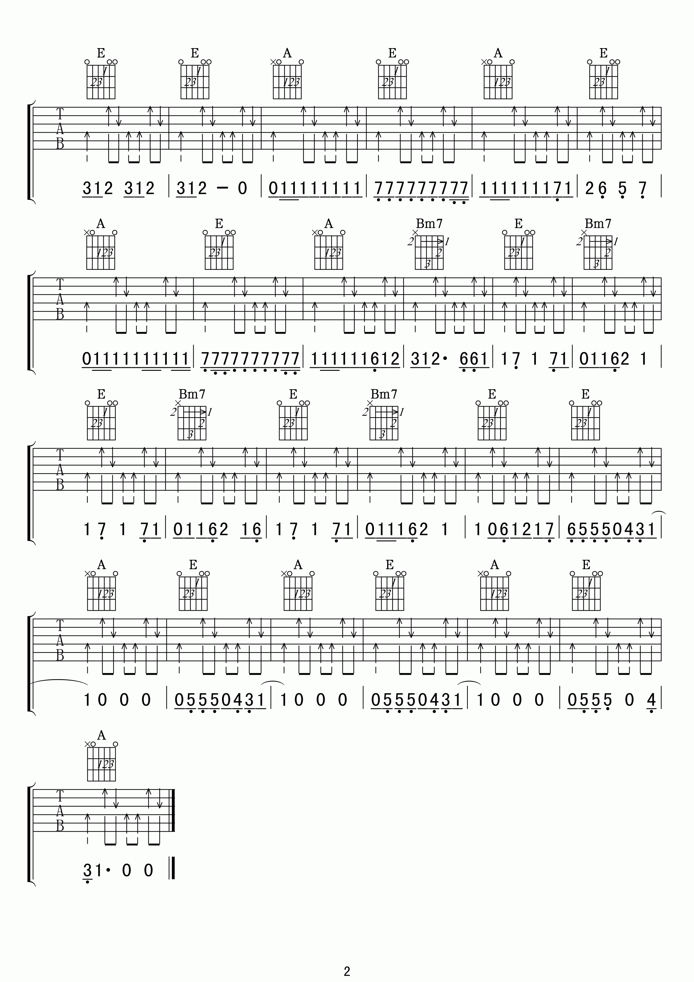 少女时代 说出你的愿望 吉他谱