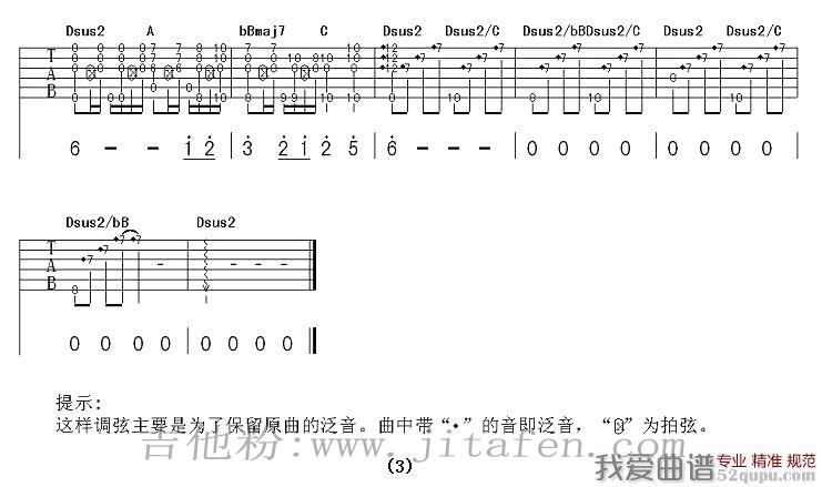 冬季到台北来看雨（指弹谱） 吉他谱