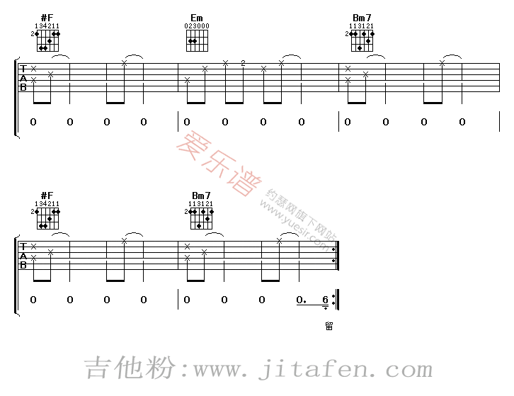 陈楚生《寻找》 吉他谱