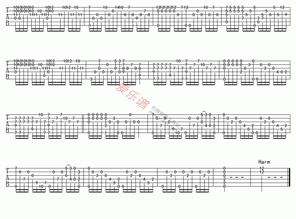 刘德华《来生缘(指弹版)》 吉他谱