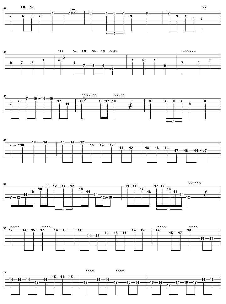 卡农摇滚版3 吉他谱