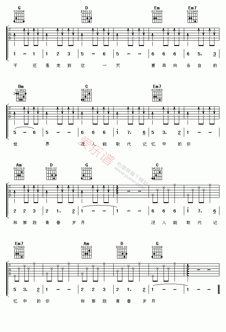 小虎队《放心去飞》 吉他谱