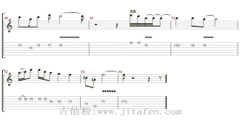 爱的供养超级力作 崔冠可版本 吉他谱