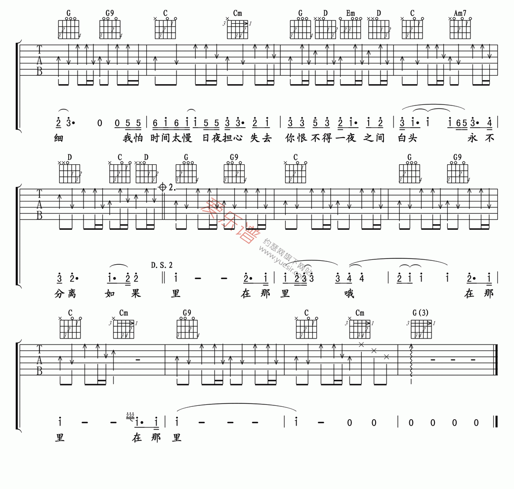 林忆莲《至少还有你》 吉他谱