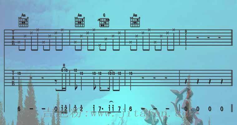 Endelss Horizon_蓝色天际专辑－Bandari 班得瑞(吉它曲谱)[高清晰彩谱] 吉他谱