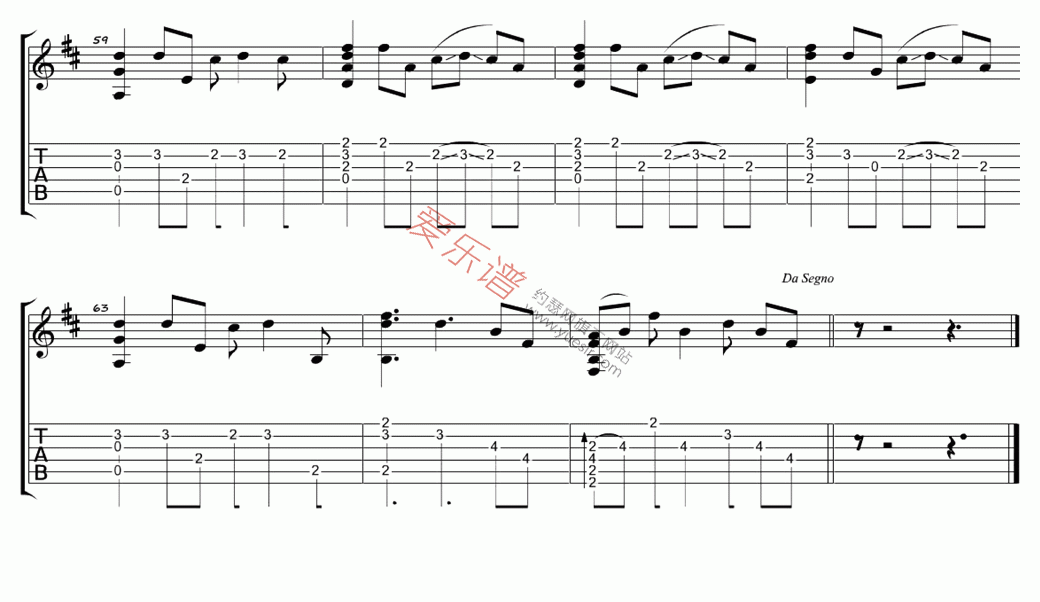 张悬《南国的孩子(指弹版)》 吉他谱