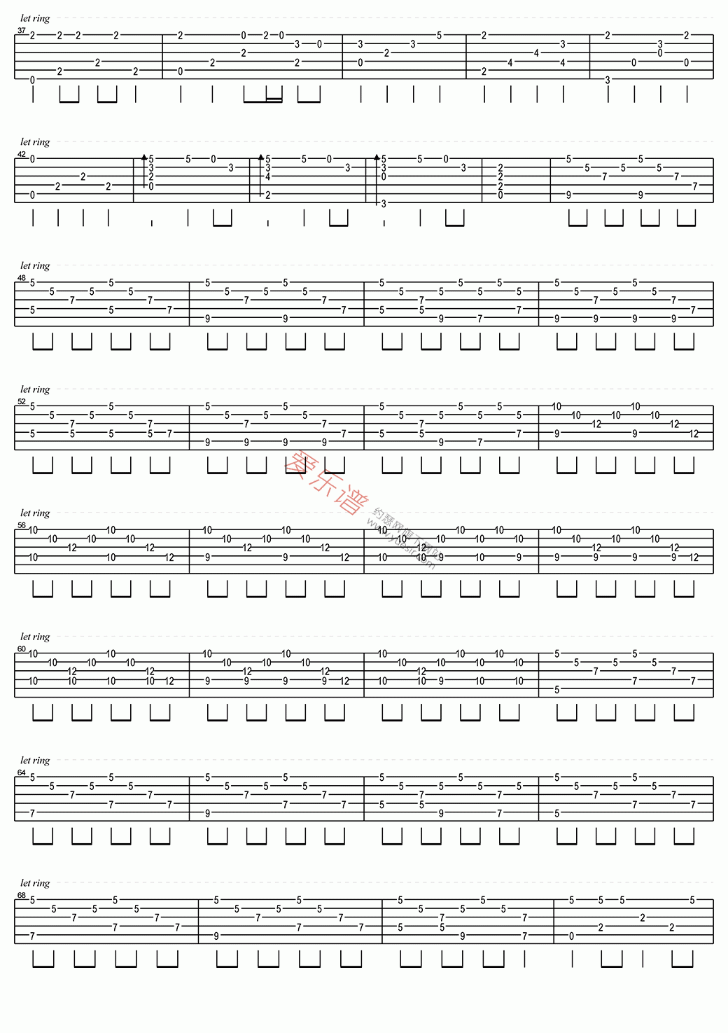 久石让《菊次郎的夏天(指弹版)》 吉他谱