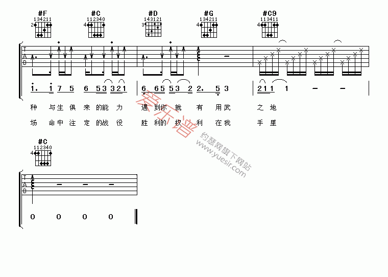 梁咏琪《爱得起》 吉他谱