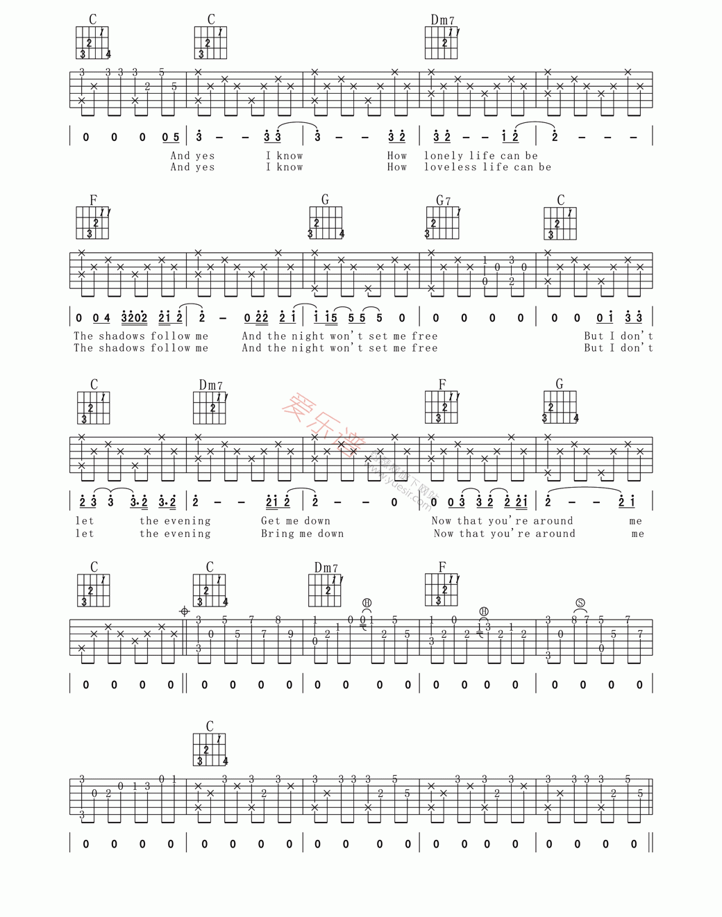 Don Mclean《And I Love You So》 吉他谱