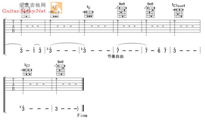 如果这都不算爱 Ver8 吉他谱