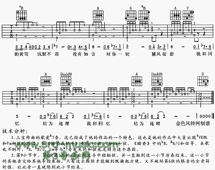 究竟(《停车暂问天》主题歌) 吉他谱