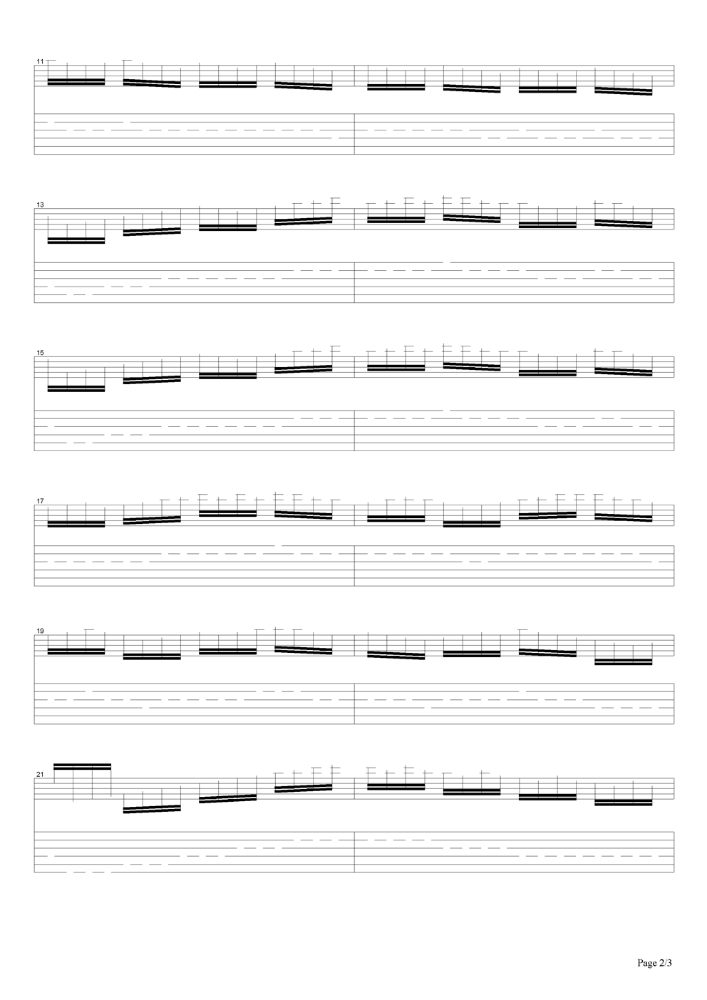 Moto Perpetuo 吉他谱